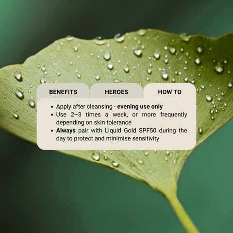 Green leaf with water droplets and How to tab text overlay on a blurred green background.
